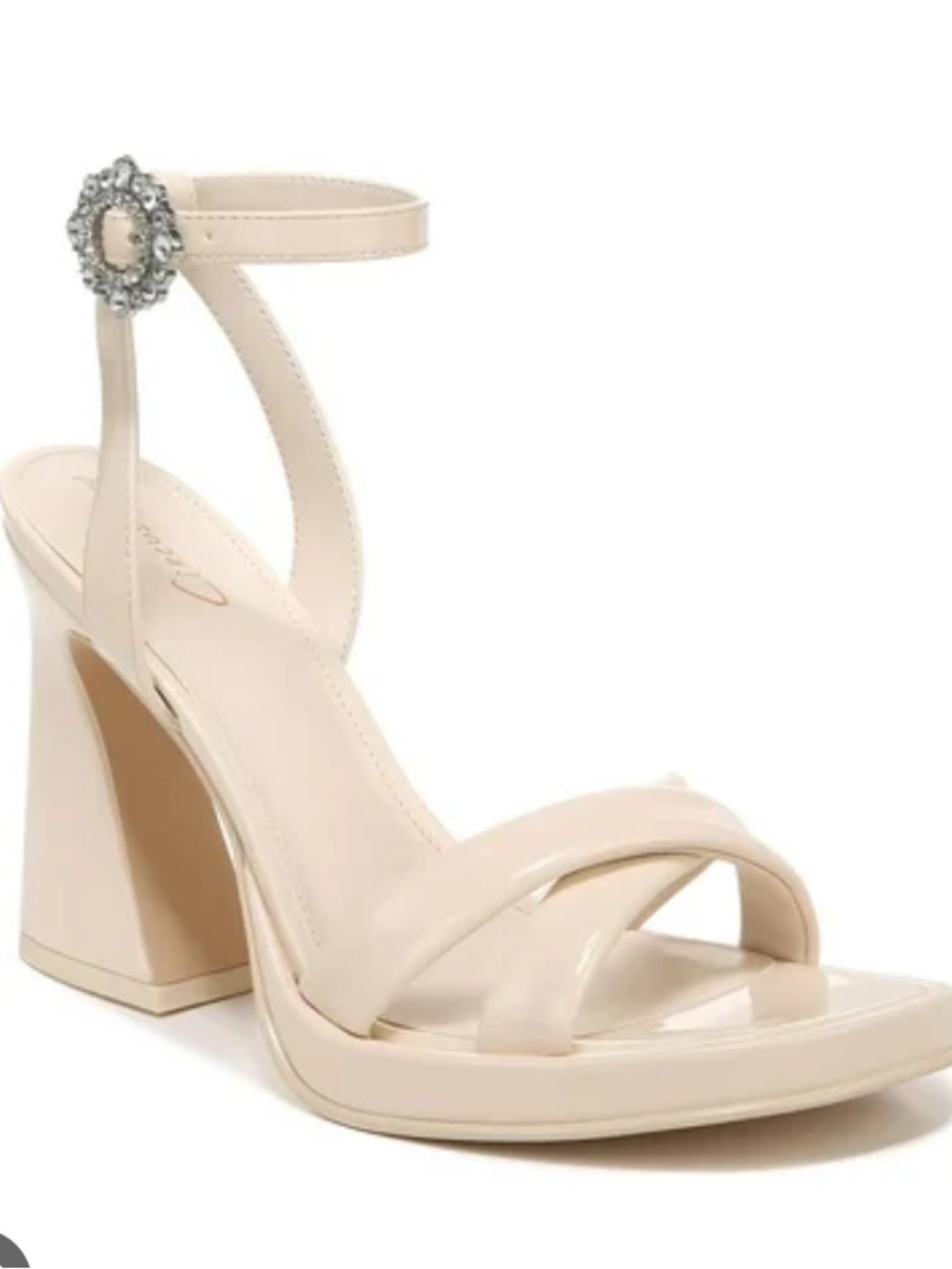 Circus NY by Sam Edelman Haidyn Ankle Strap Sandal in Vanilla Bean - Size 7.5